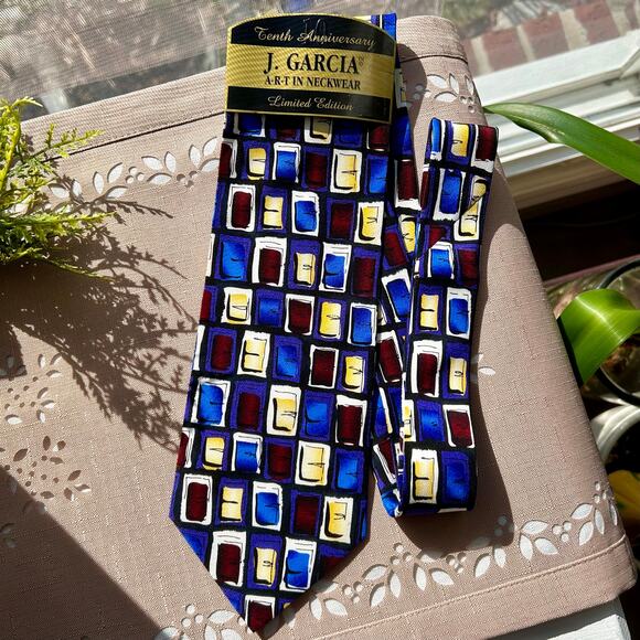NEW J Garcia  10th Anniversary New York Limited Edition Limited Necktie - Picture 1 of 11
